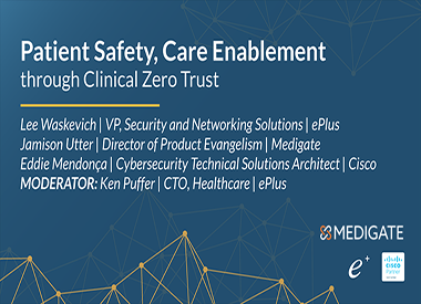 Patient Safety, Care Enablement through Clinical Zero Trust